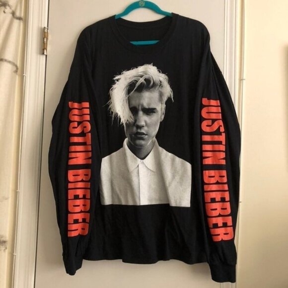 Justin Bieber Tops - Justin Bieber Purpose Tour Shirt XXL **FLAWED -- has a hole**